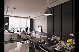 小戶型室內(nèi)餐廳效果圖