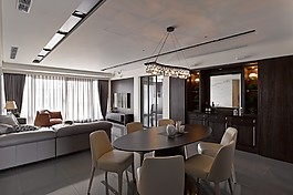 現(xiàn)代室內(nèi)餐廳效果圖