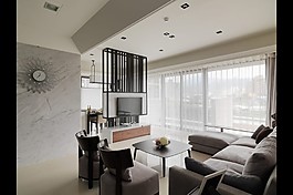 白色簡約室內(nèi)客廳裝修設(shè)計圖