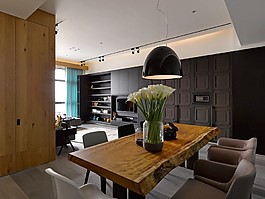 現(xiàn)代室內(nèi)餐廳裝修設計圖