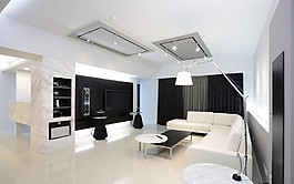 白色室內(nèi)客廳裝修設(shè)計(jì)圖