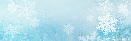 夢幻雪花漸變背景