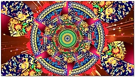 花紋民族琵琶