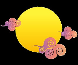 中秋月亮節(jié)日元素