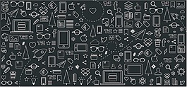 白色線條矢量icon圖標(biāo)設(shè)計(jì)