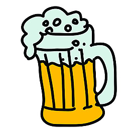 網頁UI啤酒icon圖標設計