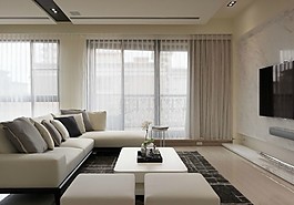 簡約室內客廳設計圖