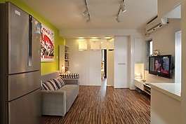 小清新室內(nèi)家居效果圖