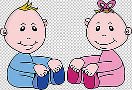 手繪卡通可愛幼兒免摳png透明圖層素材