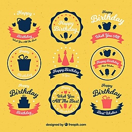 生日貼紙復古珍藏