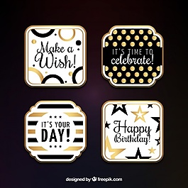 包裝精美生日貼紙