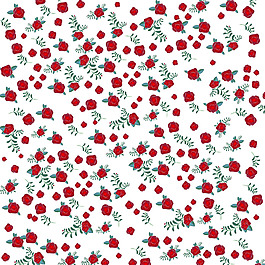 紅色碎花填充背景