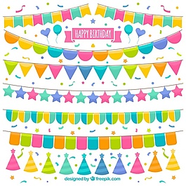 五彩花環生日收集