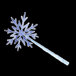 藍(lán)色雪花卡通雪透明素材