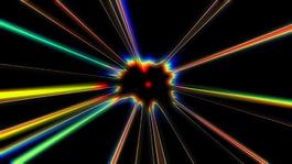 酒吧酷炫流光炫彩線條視覺素材