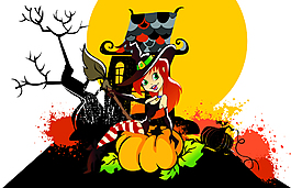 萬圣節HALLOWEEN設計元素