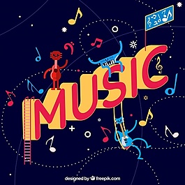有趣的音樂背景