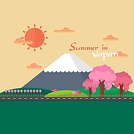 日本背景設(shè)計
