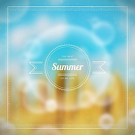 现代迷离的夏日背景