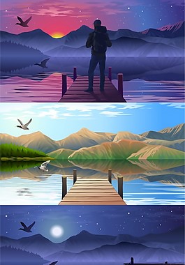 湖碼頭觀
