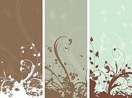 花卉橫幅