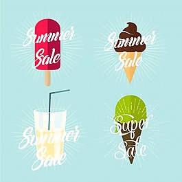 冰淇淋夏日銷售理念