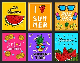 夏季背景收藏
