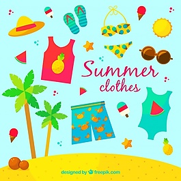 夏季服裝平面設(shè)計
