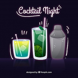 雞尾酒之夜的背景