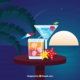 雞尾酒之夜的背景