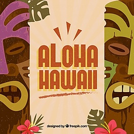ALOHA圖騰背景