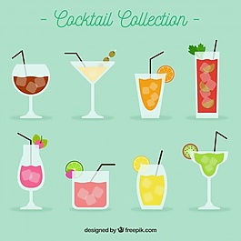 平面設計中五彩飲品的收藏