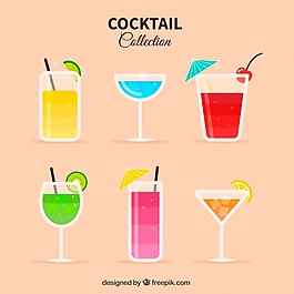 夏季鸡尾酒的收藏
