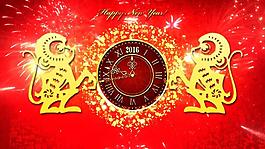 2016喜慶煙花四射猴年10秒倒計(jì)時(shí)
