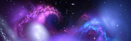 紫色渐变星空背景