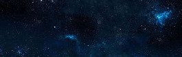 藍色漸變星空背景