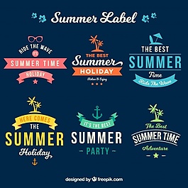 夏日復(fù)古貼紙系列