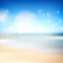 具有海灘主題的背景摘要