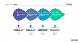 四相工藝圖幻燈片模板