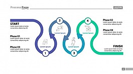 四相流圖幻燈片模板