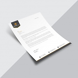 帶有標(biāo)志的白色商業(yè)文件