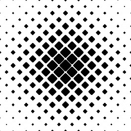 黑白方塊圖案背景幾何矢量插畫