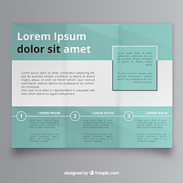 綠色的小葉模板