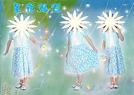 兒童攝影模板