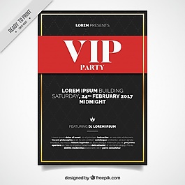 VIP派对海报