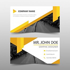 現(xiàn)代黃色企業(yè)名片