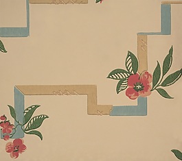 粉色花朵葉子填充背景