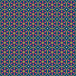 無縫拼接圓形填充圖背景