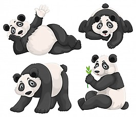 熊貓四擺姿勢(shì)