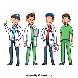 有趣的不同類型的醫(yī)生